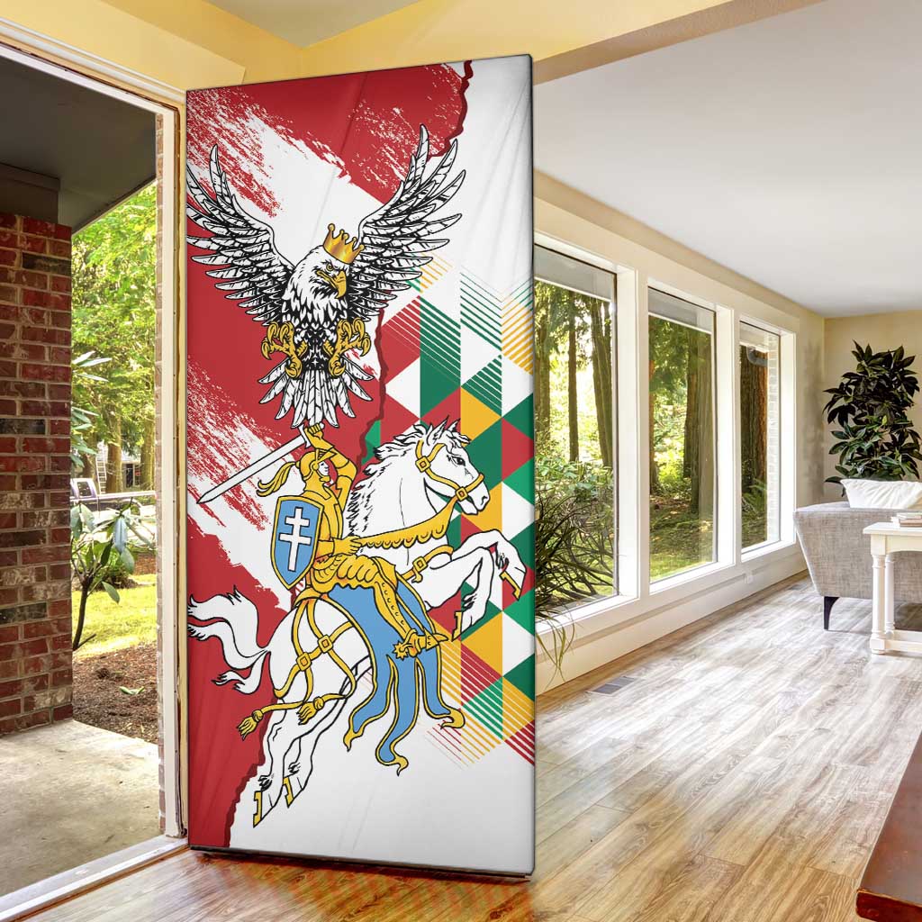 Poland-Lithuania Vytis and Royal Eagle Door Cover