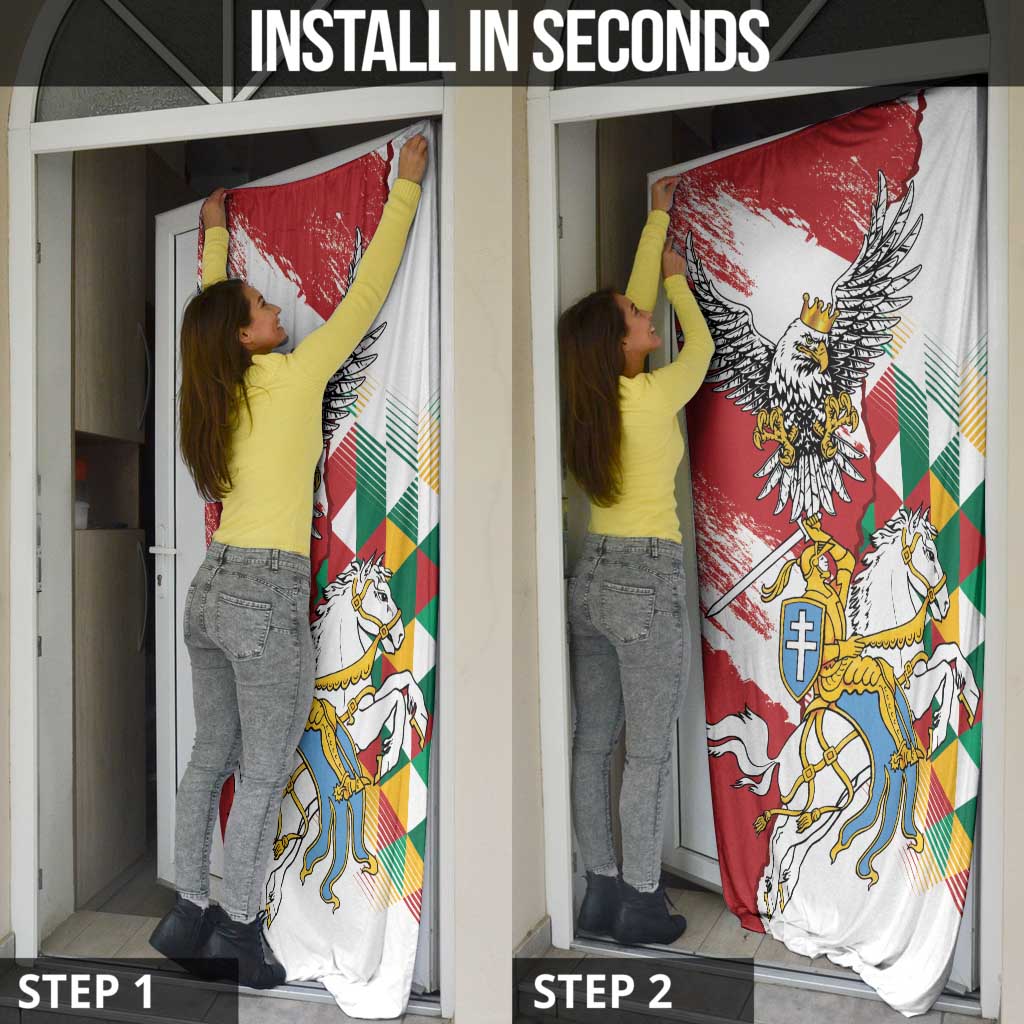 Poland-Lithuania Vytis and Royal Eagle Door Cover