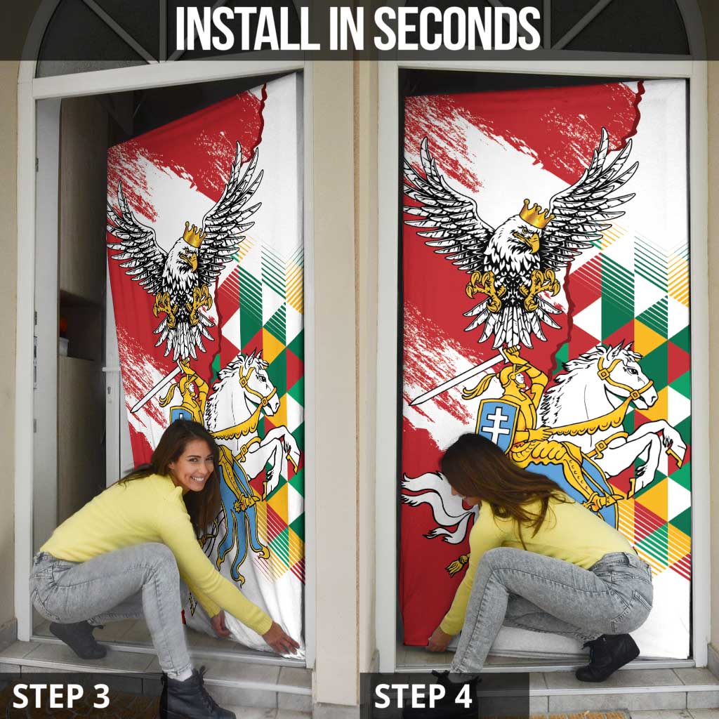 Poland-Lithuania Vytis and Royal Eagle Door Cover