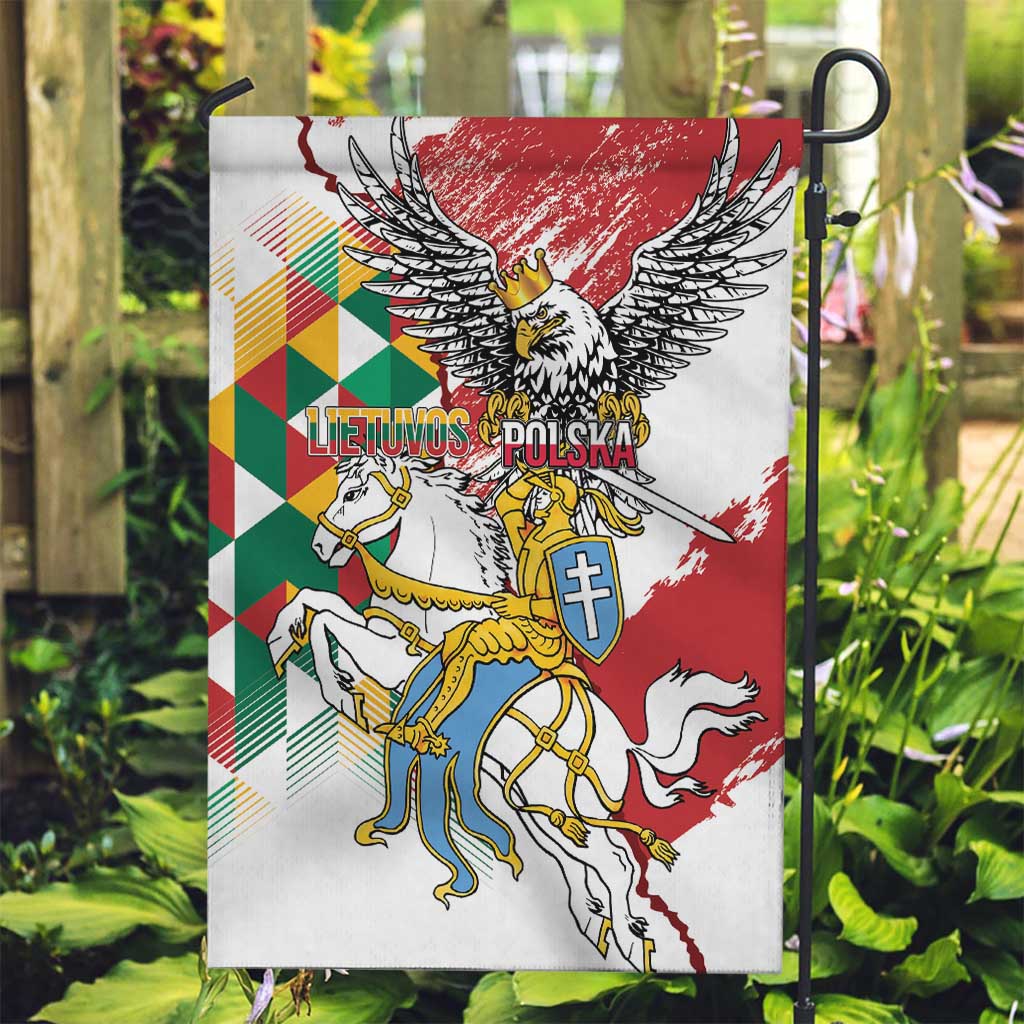 Poland-Lithuania Vytis and Royal Eagle Garden Flag
