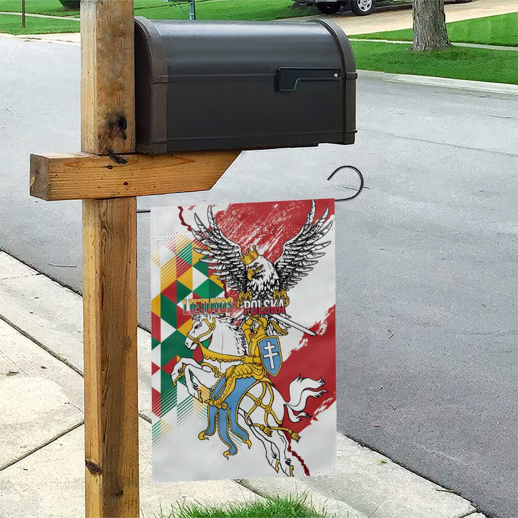 Poland-Lithuania Vytis and Royal Eagle Garden Flag