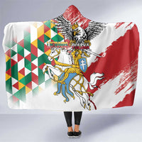 Poland-Lithuania Vytis and Royal Eagle Hooded Blanket