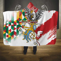 Poland-Lithuania Vytis and Royal Eagle Hooded Blanket