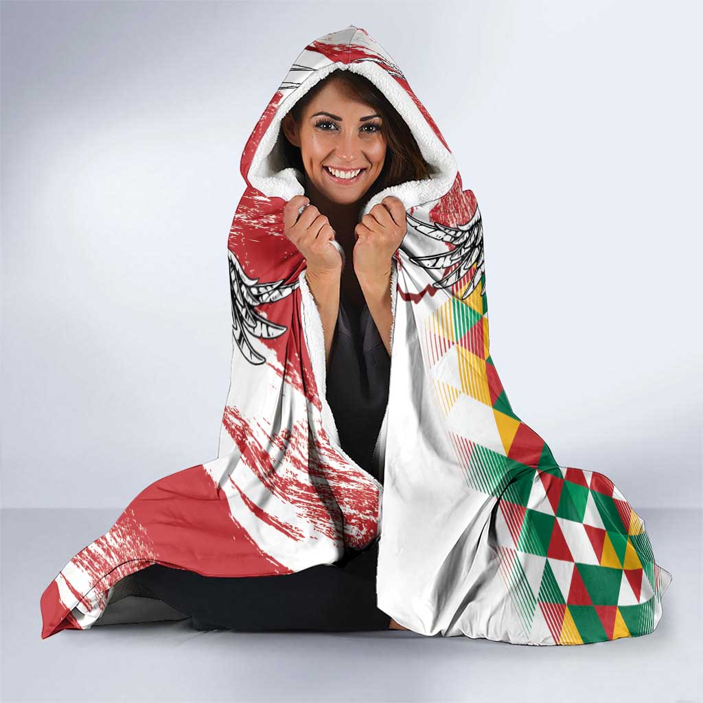 Poland-Lithuania Vytis and Royal Eagle Hooded Blanket