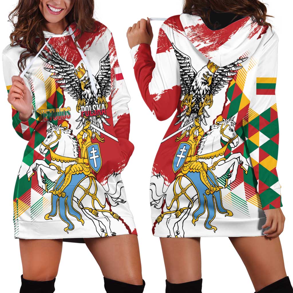 Poland-Lithuania Vytis and Royal Eagle Hoodie Dress