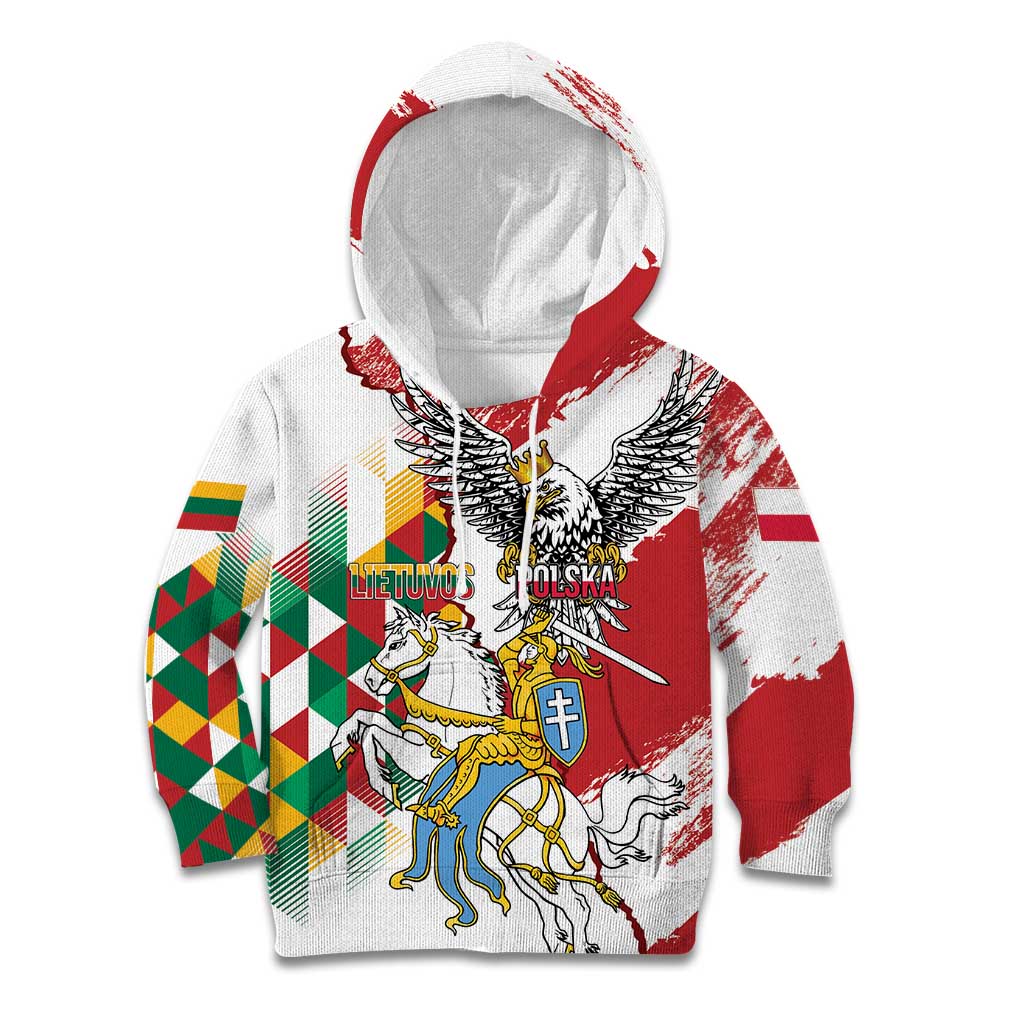 Poland-Lithuania Vytis and Royal Eagle Kid Hoodie
