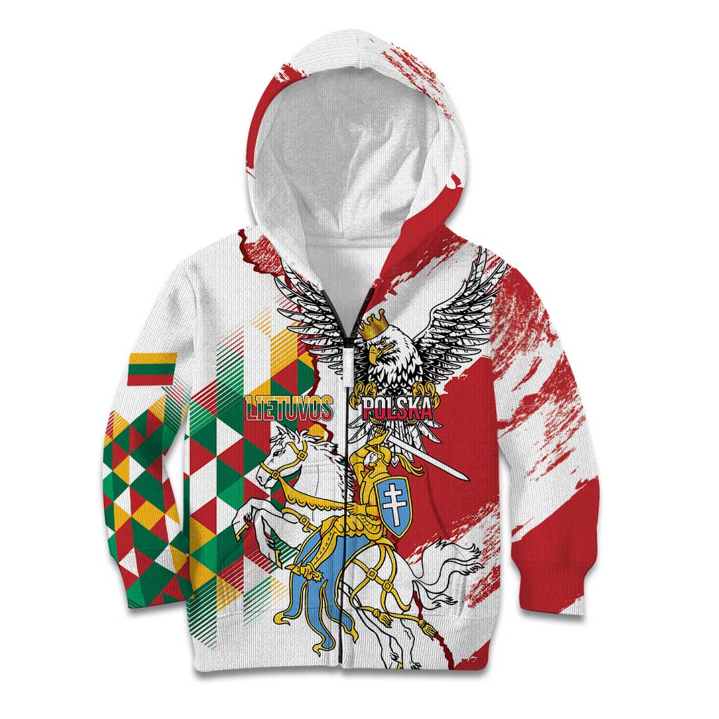 Poland-Lithuania Vytis and Royal Eagle Kid Hoodie
