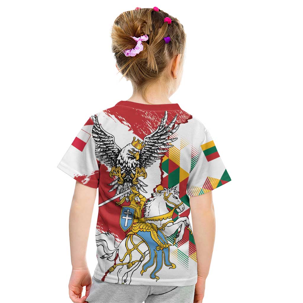 Poland-Lithuania Vytis and Royal Eagle Kid T Shirt