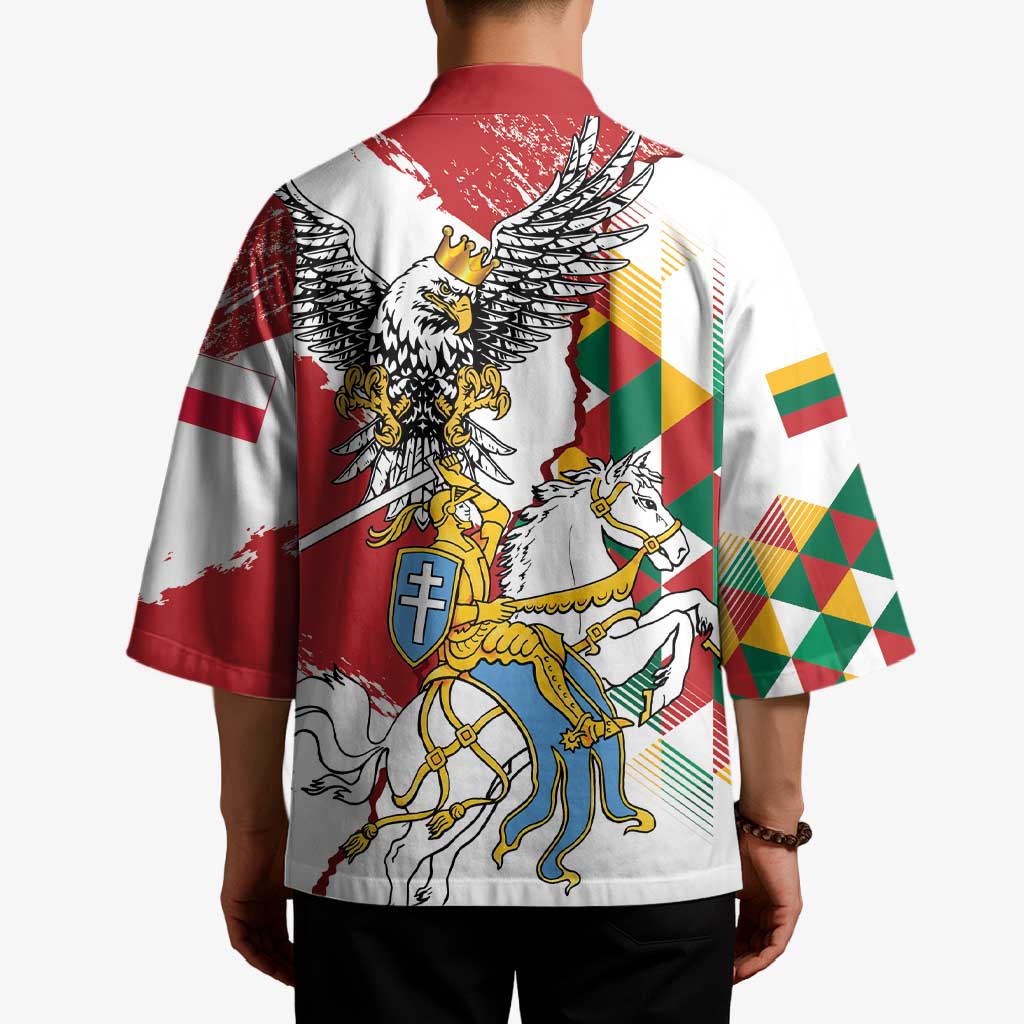 Poland-Lithuania Vytis and Royal Eagle Kimono