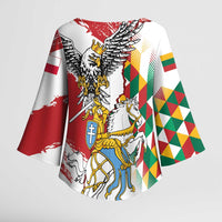 Poland-Lithuania Vytis and Royal Eagle Kimono Sleeve Blouse
