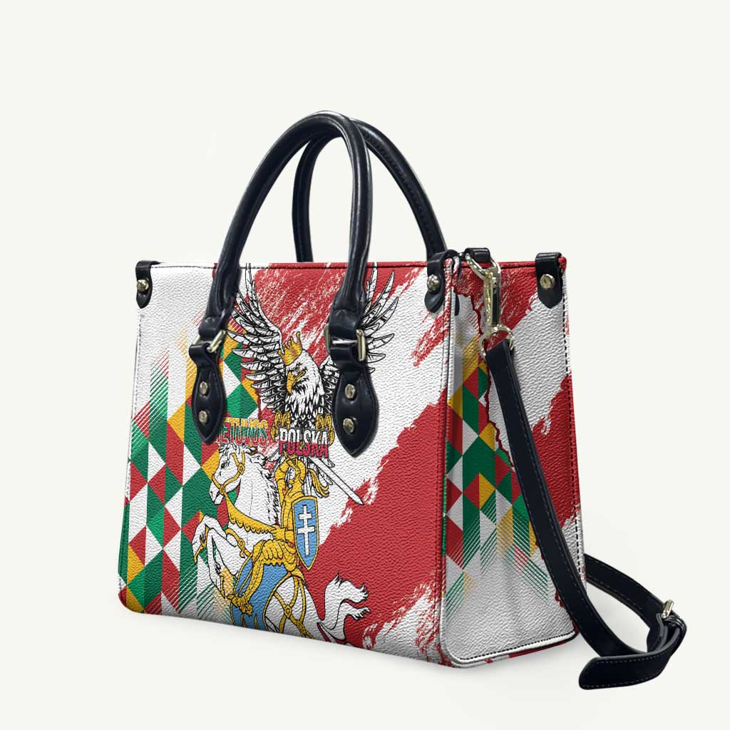 Poland-Lithuania Vytis and Royal Eagle Leather Bag