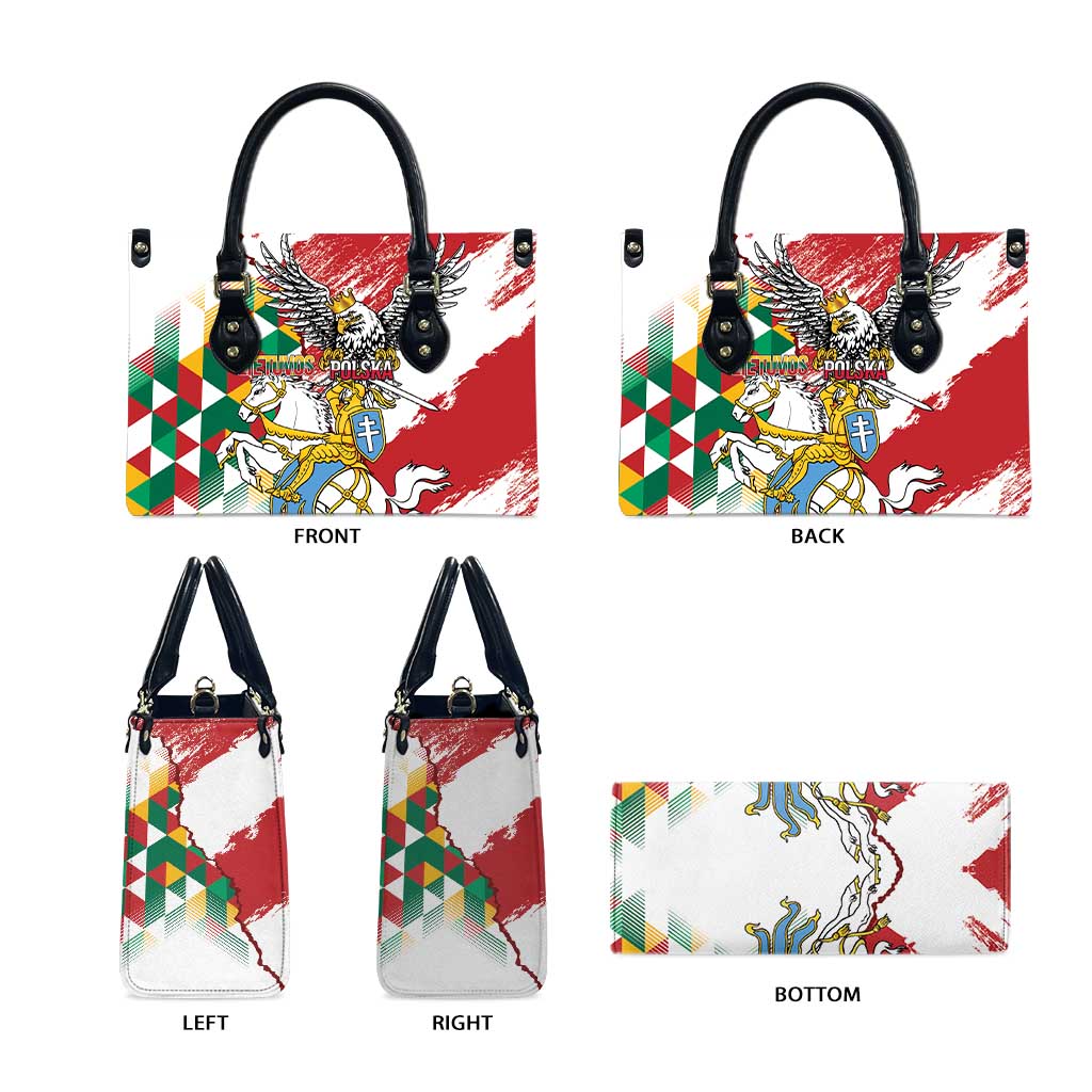 Poland-Lithuania Vytis and Royal Eagle Leather Bag