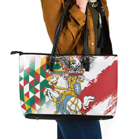 Poland-Lithuania Vytis and Royal Eagle Leather Tote Bag