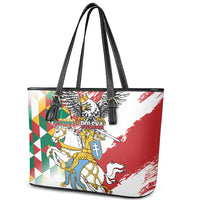 Poland-Lithuania Vytis and Royal Eagle Leather Tote Bag