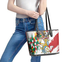Poland-Lithuania Vytis and Royal Eagle Leather Tote Bag