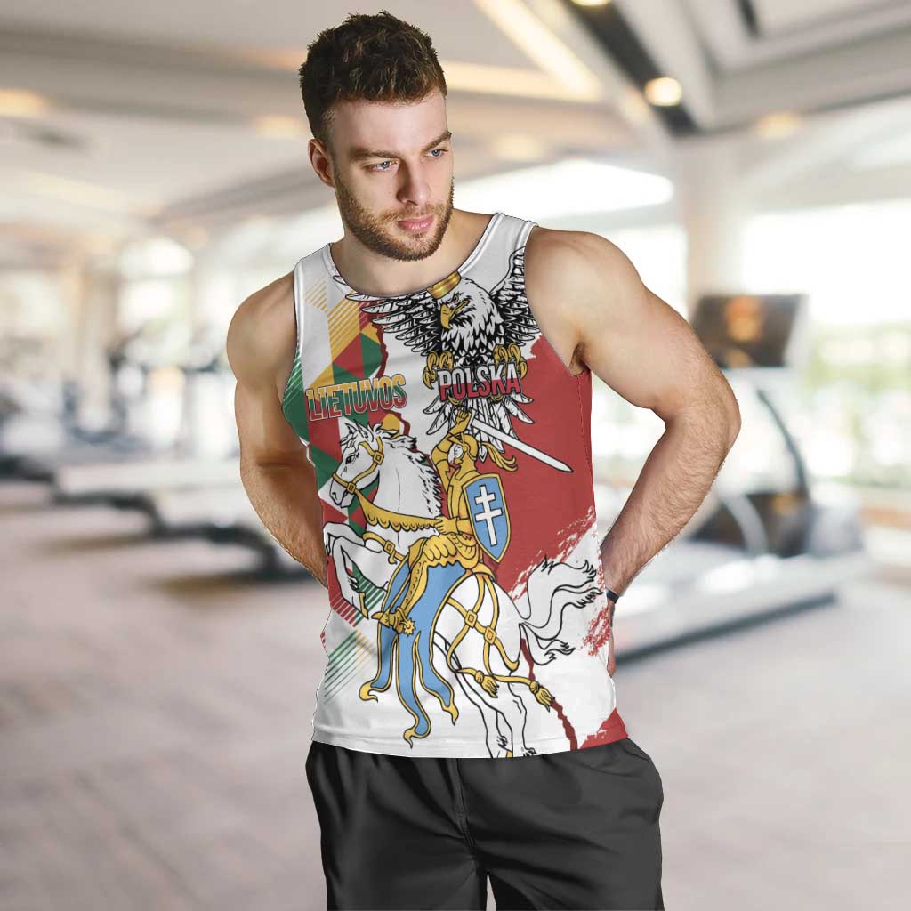 Poland-Lithuania Vytis and Royal Eagle Men Tank Top