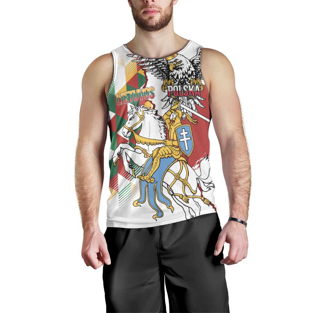 Poland-Lithuania Vytis and Royal Eagle Men Tank Top