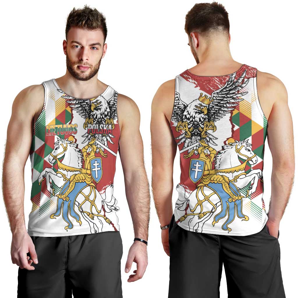 Poland-Lithuania Vytis and Royal Eagle Men Tank Top