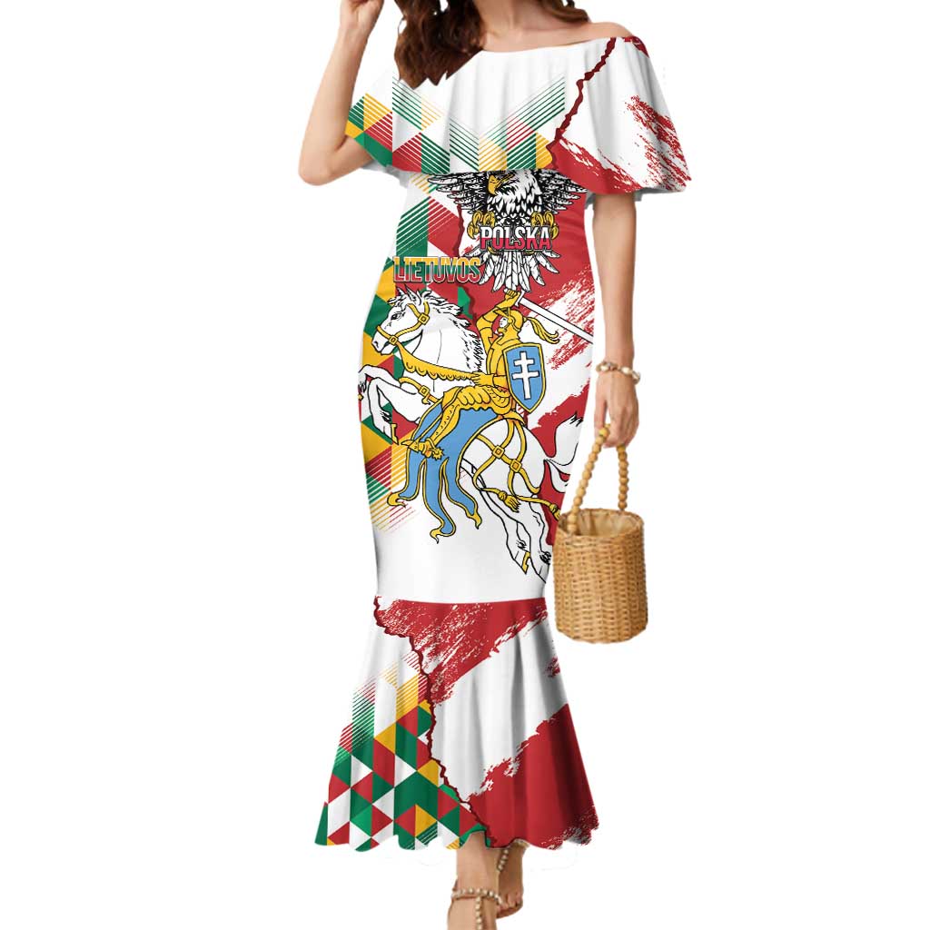 Poland-Lithuania Vytis and Royal Eagle Mermaid Dress
