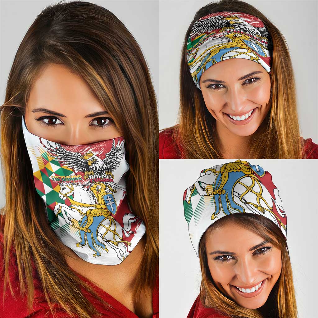 Poland-Lithuania Vytis and Royal Eagle Neck Gaiter