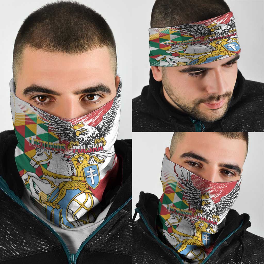 Poland-Lithuania Vytis and Royal Eagle Neck Gaiter