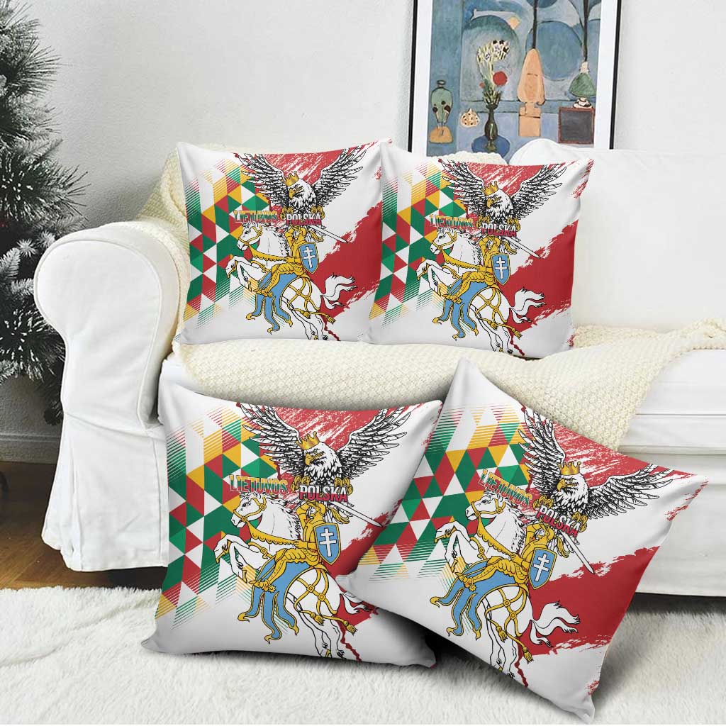 Poland-Lithuania Vytis and Royal Eagle Pillow Cover