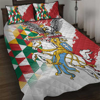 Poland-Lithuania Vytis and Royal Eagle Quilt Bed Set