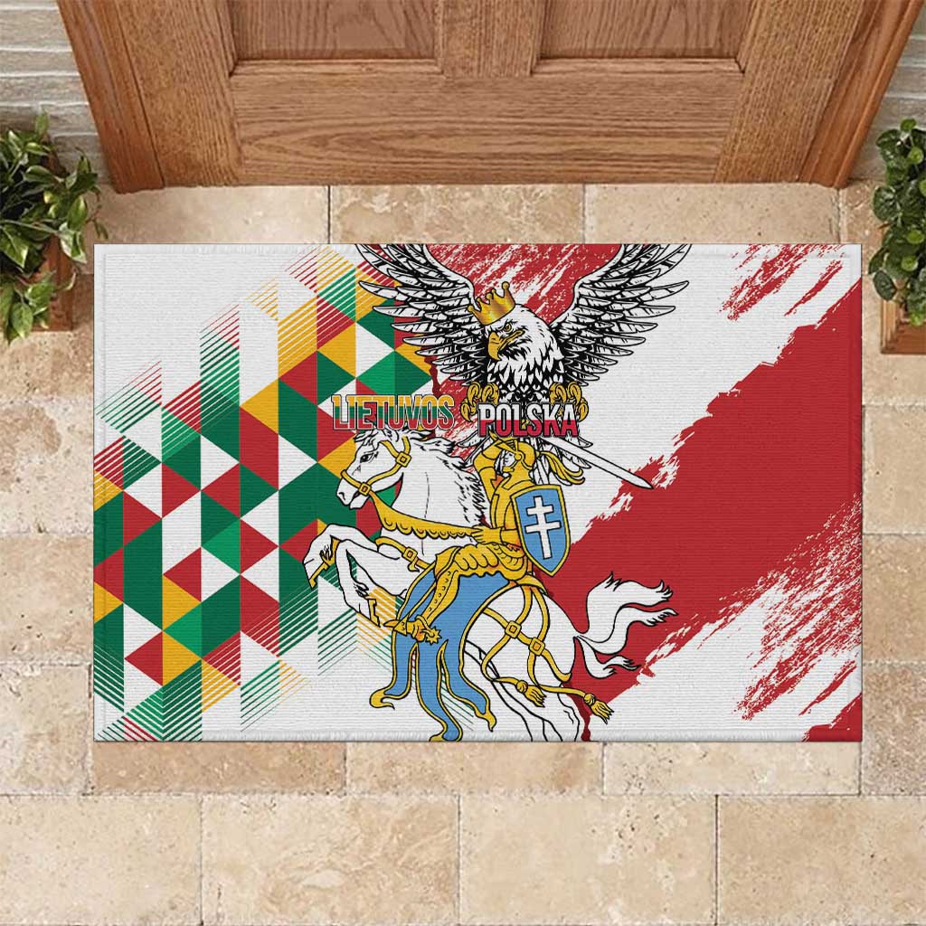 Poland-Lithuania Vytis and Royal Eagle Rubber Doormat
