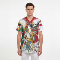 Poland-Lithuania Vytis and Royal Eagle Scrub Top