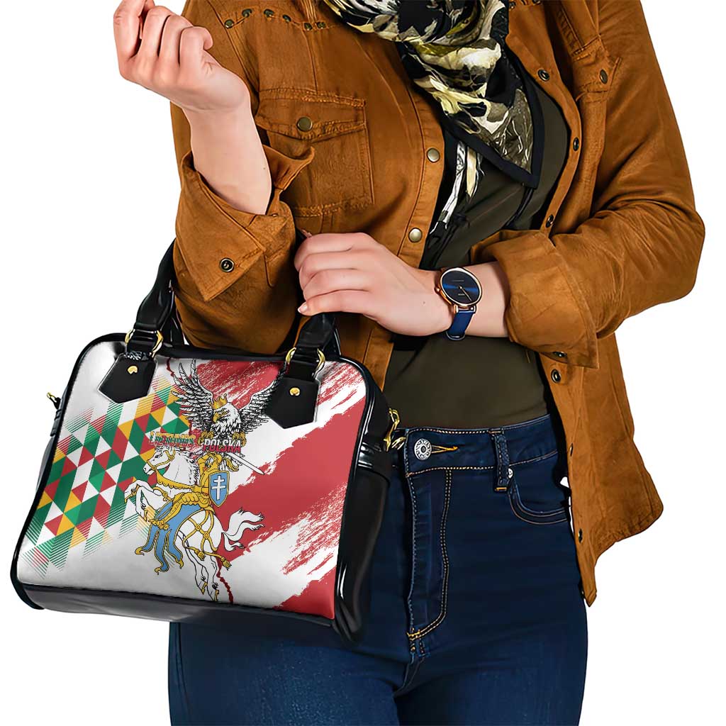 Poland-Lithuania Vytis and Royal Eagle Shoulder Handbag