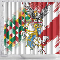 Poland-Lithuania Vytis and Royal Eagle Shower Curtain