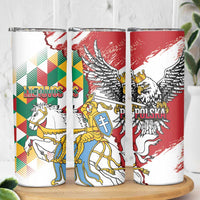 Poland-Lithuania Vytis and Royal Eagle Skinny Tumbler