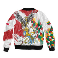 Poland-Lithuania Vytis and Royal Eagle Sleeve Zip Bomber Jacket