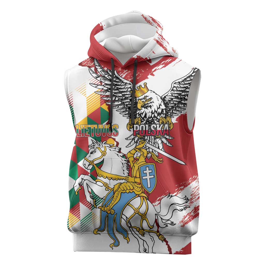 Poland-Lithuania Vytis and Royal Eagle Sleeveless Hoodie