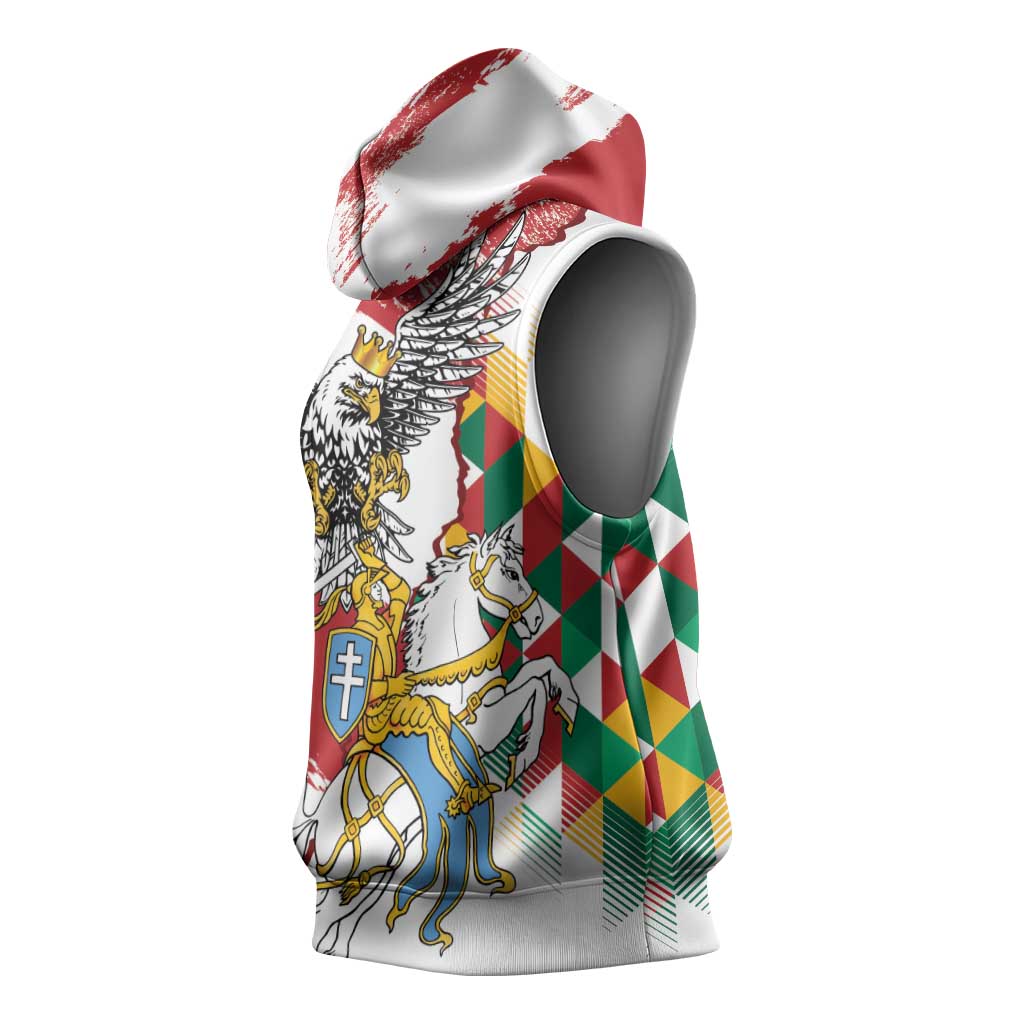 Poland-Lithuania Vytis and Royal Eagle Sleeveless Hoodie