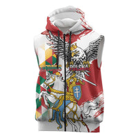 Poland-Lithuania Vytis and Royal Eagle Sleeveless Zip Hoodie