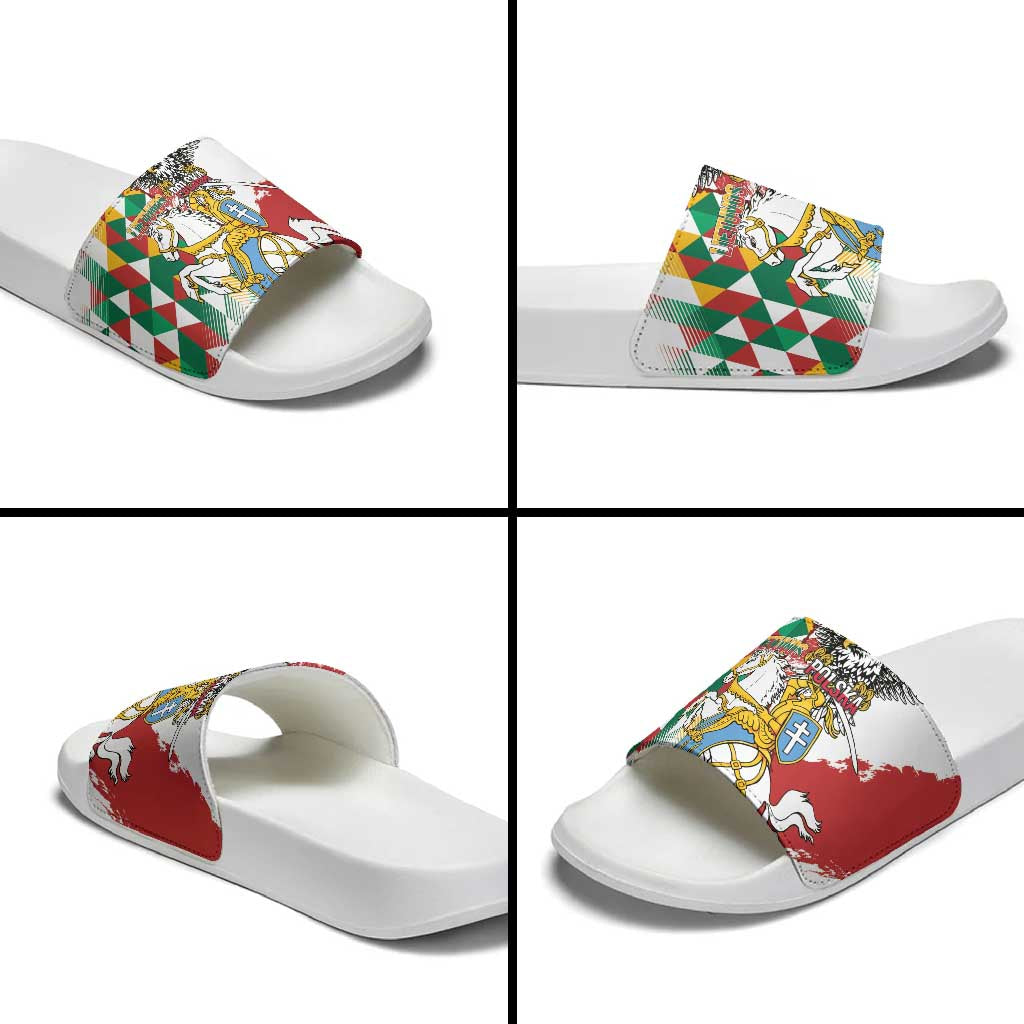 Poland-Lithuania Vytis and Royal Eagle Slide Sandals