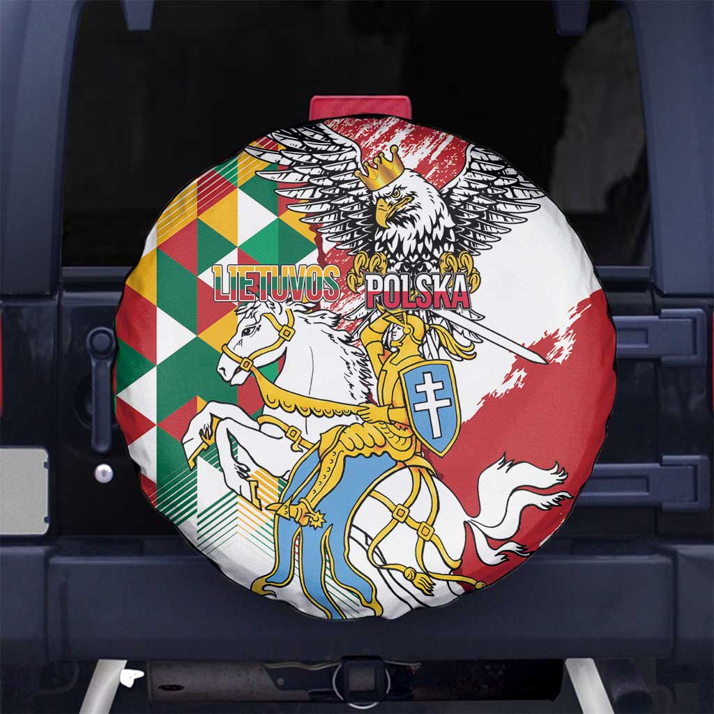 Poland-Lithuania Vytis and Royal Eagle Spare Tire Cover