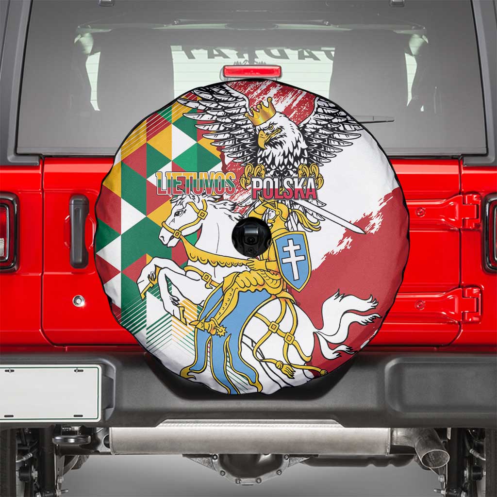Poland-Lithuania Vytis and Royal Eagle Spare Tire Cover