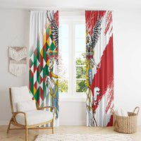 Poland-Lithuania Vytis and Royal Eagle Window Curtain