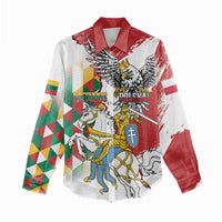 Poland-Lithuania Vytis and Royal Eagle Women Casual Shirt