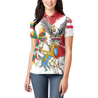 Poland-Lithuania Vytis and Royal Eagle Women Polo Shirt