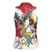 Poland-Lithuania Vytis and Royal Eagle Women Sleeveless Polo Shirt