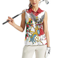Poland-Lithuania Vytis and Royal Eagle Women Sleeveless Polo Shirt