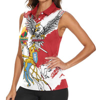 Poland-Lithuania Vytis and Royal Eagle Women Sleeveless Polo Shirt