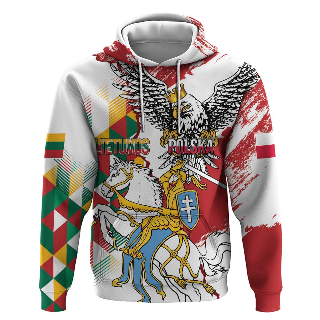 Poland-Lithuania Vytis and Royal Eagle Zip Hoodie