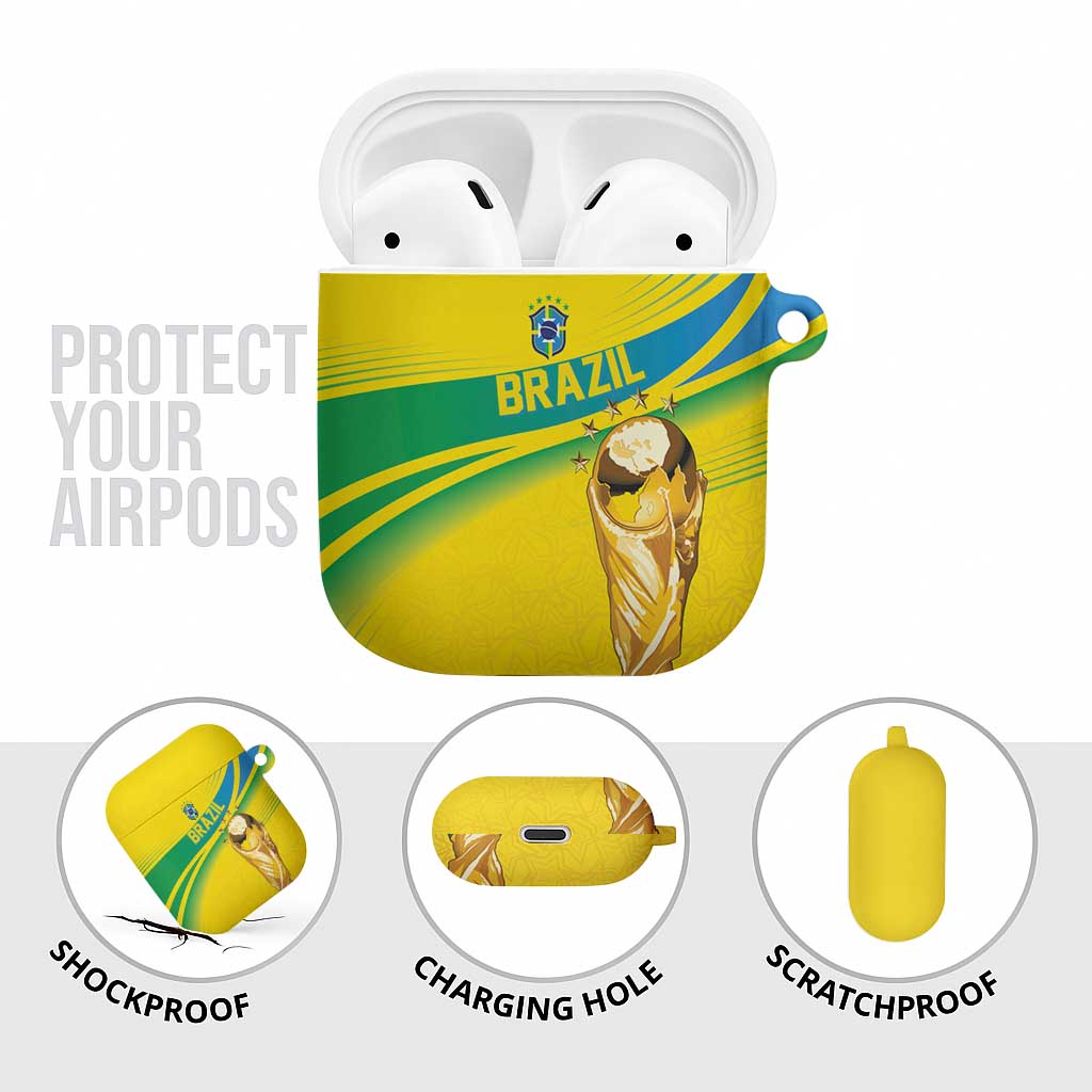 Brazil WC2026 AirPods Case Pentacampeón Canaries