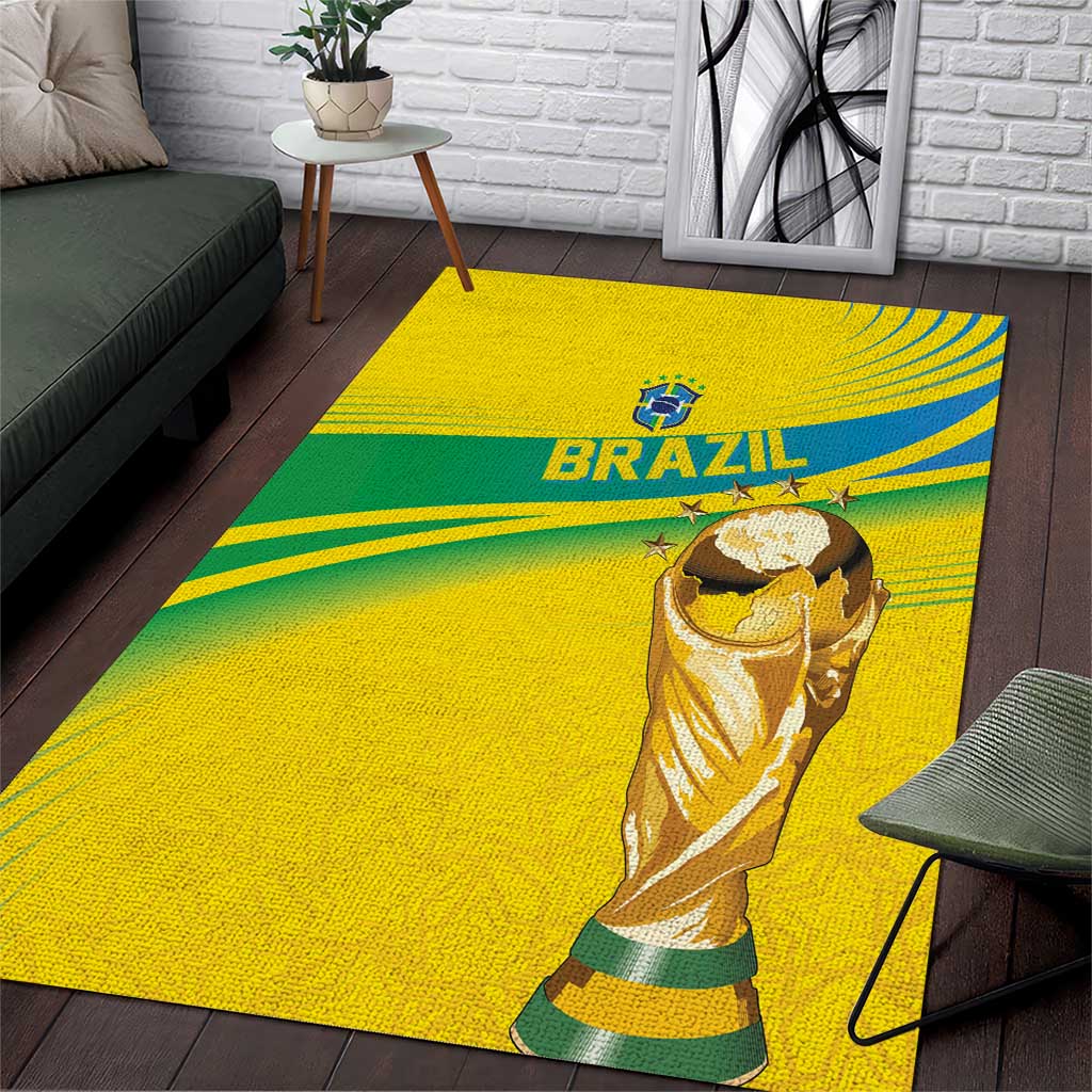 Brazil WC2026 Area Rug Pentacampeón Canaries