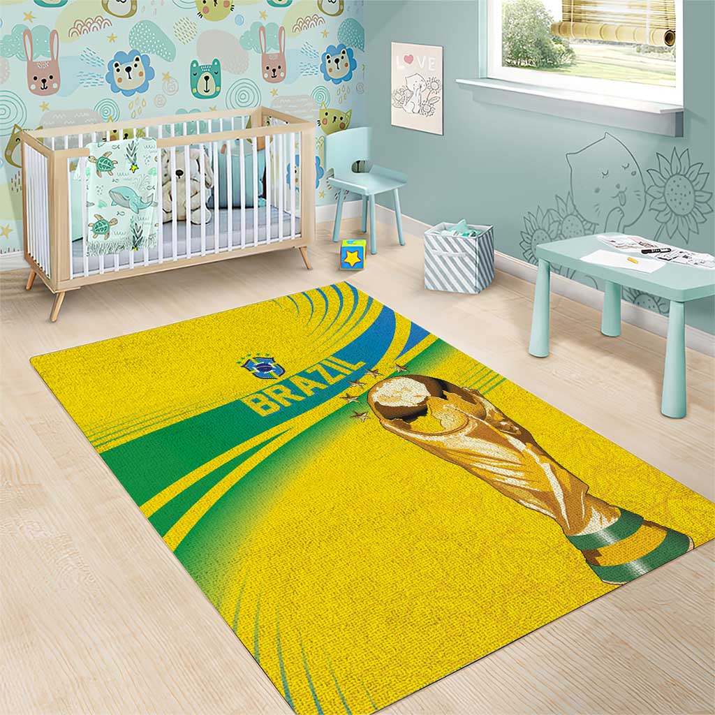 Brazil WC2026 Area Rug Pentacampeón Canaries