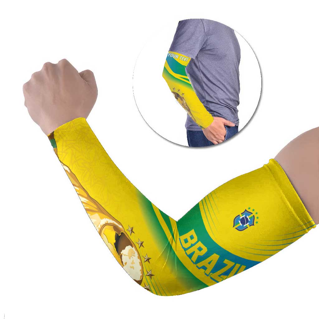 Brazil WC2026 Personalized Arm Sleeves Pentacampeón Canaries